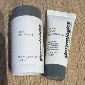 dermalogica daily microfoliant + acne biotic moisturizer